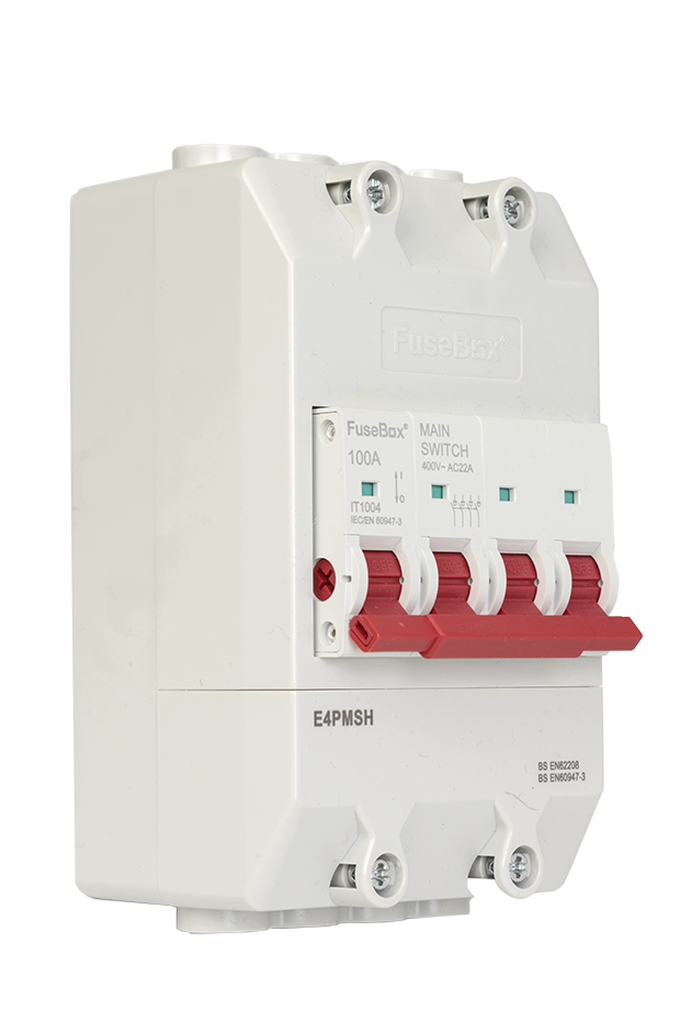 FuseBox E4PMSH 4P Split Enclosure 100A